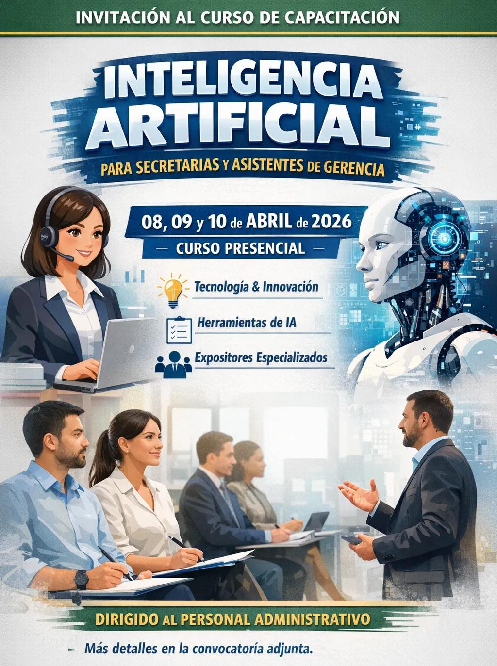 INTELIGENCIA ARTIFICIAL PARA SECRETARIAS Y  ASISTENTES DE GERENCIA
