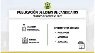 Listas de Candidatos para los Órganos de Gobierno 2026