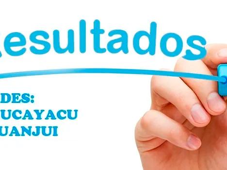 RESULTADOS PRIMEIRO EXAME PARCIAL CPU SETEMBRO - DEZEMBRO DE 2023 - SEDE DE AUCAYACU E JUANJUI