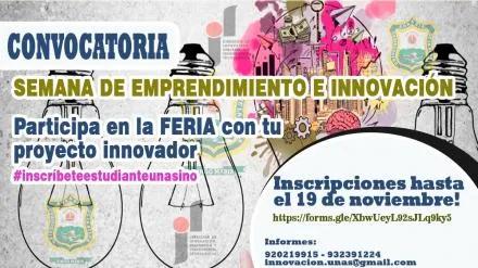 Convocatoria: Semana de Emprendimiento e Innovación