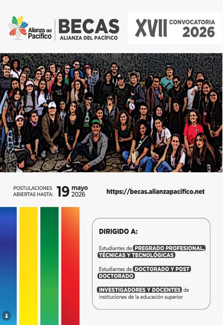 Call XVII 2026: Pacific Alliance Scholarships